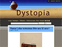 Tablet Screenshot of dystopia.fr